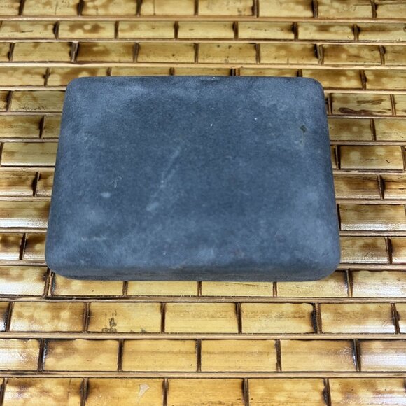 Vintage Dante Cufflinks W/ Mesh Band & Tahitian Pearl Accents In Velvet Box - Picture 6 of 6